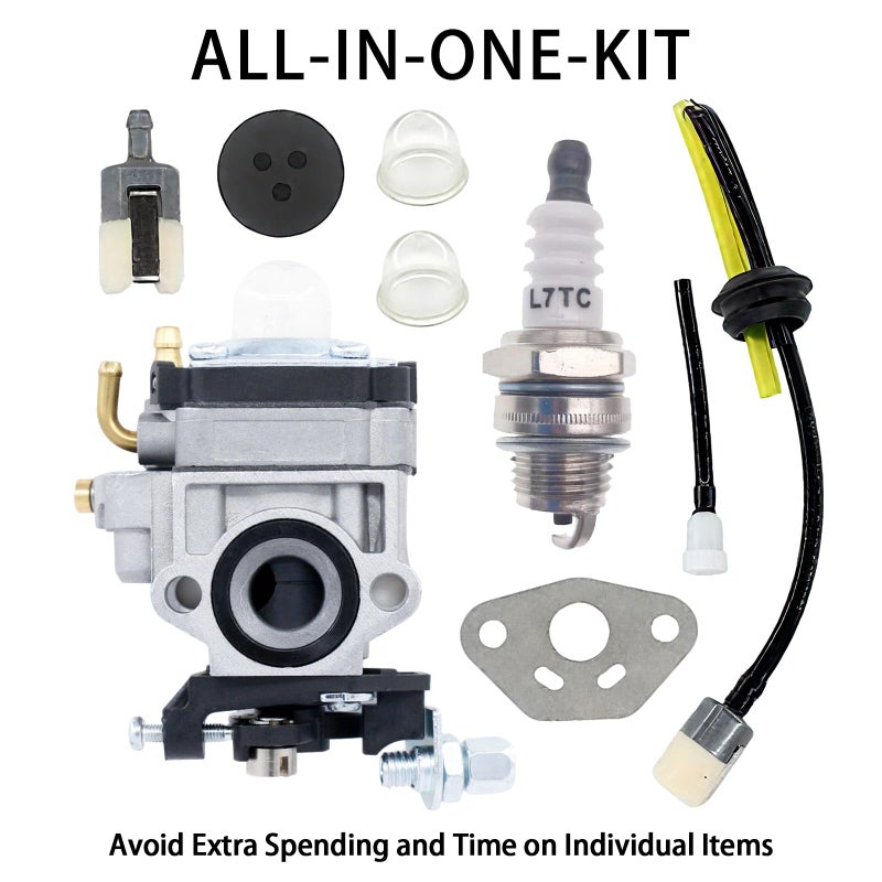 KELKONG Carburetor for Badger WB26BCI 26cc 2-Cycle Grass Shears - Compatible with 2-in-1 Straight Shaft Trimmer - Image 4